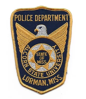 Alcorn State University Lorman Mississippi  Police Patch • $5.50