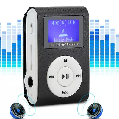 Running 3.5mm Earphone Jack MP3 Player With Clip Lossless Music Mini Portable • $4.75