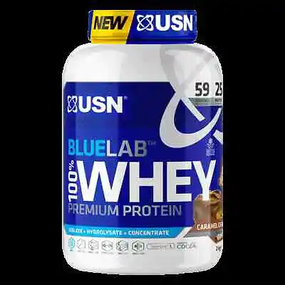 £59.99 • Buy USN Blue Lab 100% Whey Protein Isolate Premium Powder 2kg 60 Servings