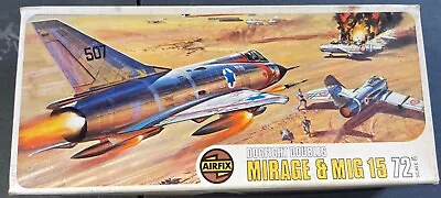 Airfix Mirage & Mig 15 Dogfight Doubles 1/72 Open Model Kit ‘Sullys Hobbies’ • $38.88
