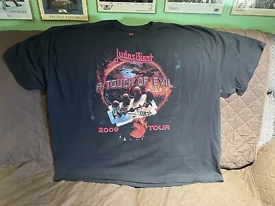 2009 Judas Priest  A Touch Of Evil  T-Shirt Concert Tee 2XL  Whitesnake • $24.99