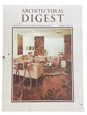 Architectural Digest Summer 1968 • $29.99