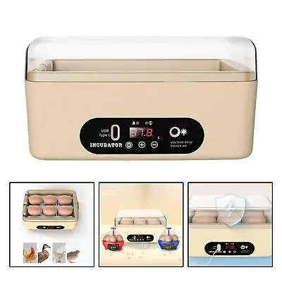 £35.92 • Buy 6 Eggs Incubator Automati Egg Hatcher Machine Temperature Control For  