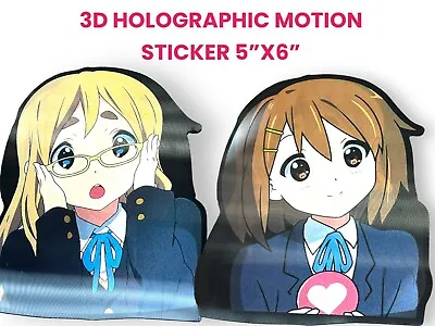 K-ON Tsumugi Kotobuki Anime3D Lenticular Holographic Motion Sticker Decal Peeker • $8.49