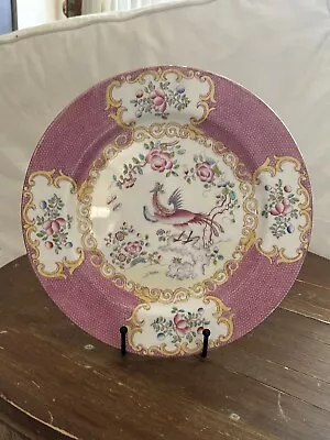 Minton Pink Cockatrice Dinner Plate • $99.99