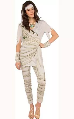 Queen Of The Undead Mummy Egyptian Adult Womens Halloween Costume • $58.57