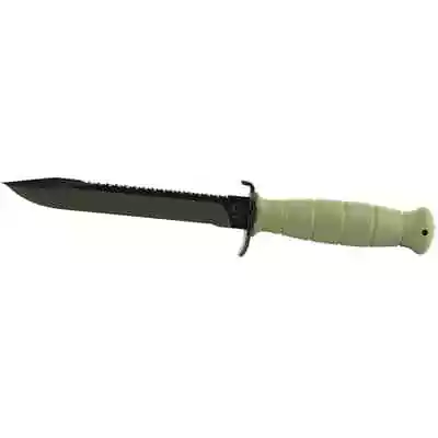 Glock Field Knife 6.5  Fixed Blade Root Saw Battlefield Green Polymer - KF039181 • $31.36