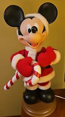 Vintage Disney Unlimited Santa's Best Christmas Animation Mickey Mouse 25.5  • $44.99