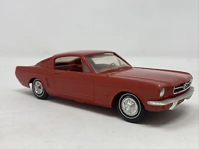 1965 AMT Ford Mustang Hard Top Fastback Dealer Promo Model Car Red • $90