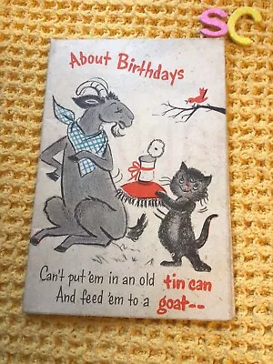 Vintage VERY RARE Hallmark Book Opens To Poster BY DR SEUSS !!! About Birthdays • £99.99