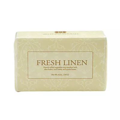 Hillhouse Naturals French Milled Soap 6.6 Oz. - Fresh Linen • $14.99