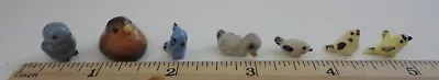 (7) Vintage Hagen-Renaker Miniature Bird Figurines~Bluebird~Duck~Finch++ • $19.51