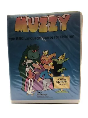 Muzzy Video German Early Advantage BBC Language Course For Children 1990 VHS • $21.22