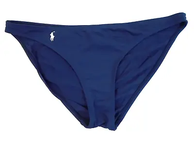 Ralph Lauren Women's Bikini Bottoms Swim Beach Blue Size Large • £9.49
