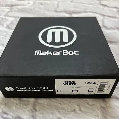 MakerBot Filament Spool MP05790 .5lb True White NEW In Box Sealed • $11.50