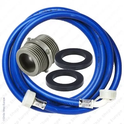 Washing Machine Cold Water Inlet Hose Pipe Extension Joiner Connector Kit • £8.95