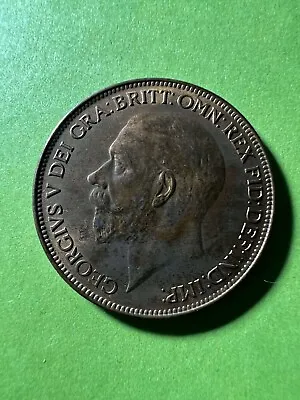 1927 KGV 1d Penny Coin BU - Unique British Collectible • £29.99