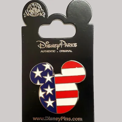 Mickey Mouse Ears - American Flag - Collectible Pin - Brand New - Disney Hp609 • $11.95