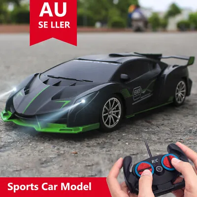 RC Car Vehicle Diecast Cars 1:18 Lamborghini Car Model Sports Car With Light Toy • $22.79