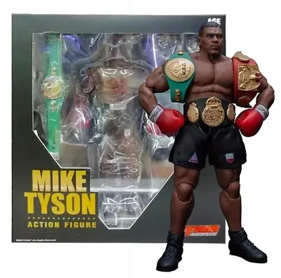 18cm Boxing Champion Mike Tyson Action Figure Belts PVC Collectable Doll Sports • $37.99