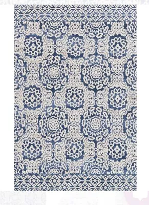 MAGNOLIA HOME BY JOANNA GAINES LOTUS BLUE & IVORY RUG 2.25’x3.75’ - NEW&UNROLLED • $60