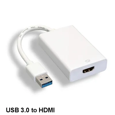 Kentek USB 3.0 A Male To HDMI Female Converter For Display PC Mac Laptop 1080p • $80.12