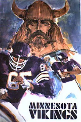 Special Buy Minnesota Vikings 1968 Hoyle Theme Poster • $95.99