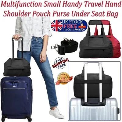 £8.99 • Buy LTG Travel Hand Luggage Bag With Shoulder Strap Cabin Plane Under Seat Car Piggy