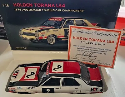 1:18 1976 HDT 2 Holden LH L34 Torana John Harvey Biante Autoart Brand New • $395