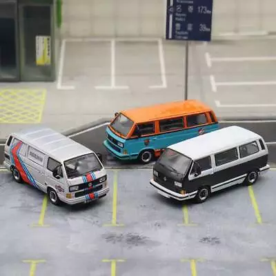 Master 1:64 VW T3 Martini Van Diecast Toys Models Car Hobby Gifts Miniature • $34