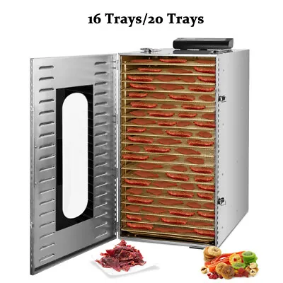 $393.01 • Buy 16-Tray / 20 Trays Electric Food Dryer Machine Fruit Dehydrator Commercial Use