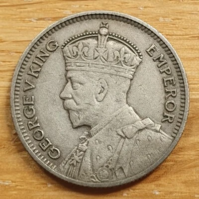 £12.80 • Buy 1934 British Fiji George V Silver Sixpence Old Coin Scarce