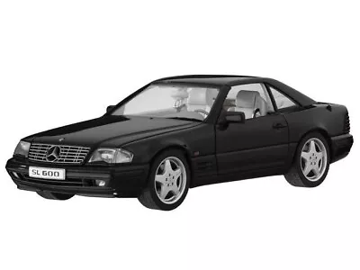 Genuine Mercedes-Benz 1:18 SL600 R129 Facelift Autoart Black B66040601 • £899.95