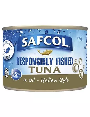 Safcol Responsibly Fished Tuna In Italian Oil 425gm • $7.95