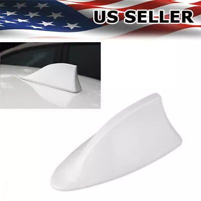 $9.98 • Buy Universal White Shark Fin Antenna Car Truck AUTO Aerial FM/AM Radio Signal USA