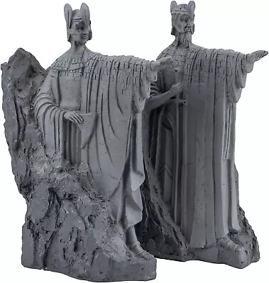 The Lord Of The Rings The Gates Of Gondor Argonath Statue Bookends 9.5  Tall NIB • $64.99
