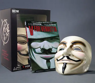 V For Vendetta Book And Mask Set DC Vertigo Alan Moore NEW • $34.99