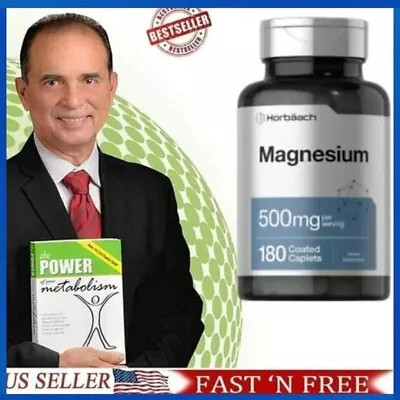 Cápsulas De Magnesio Antiestrés Naturalslim Citrato De Magnesio Puro Y Potasio • $25.99
