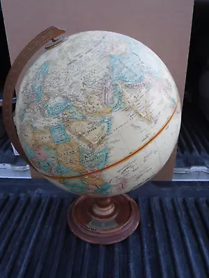 Replogle 12  World Classic Globe  SAFETY THROUGH QUALITY- UNION PACIFIC RAILROAD • $49.95