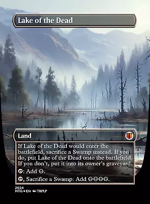 Lake Of The Dead - High Quality Altered Art Custom Cards • $7.99