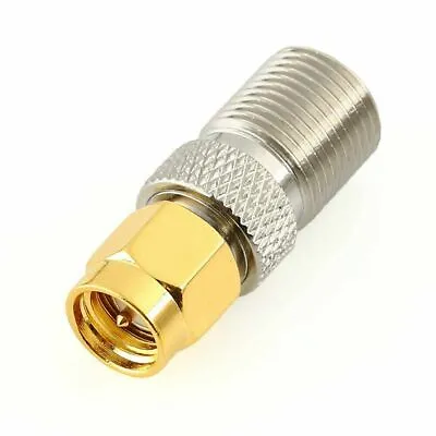 £2.95 • Buy SMA Male (male Pin) To F Type Jack Female Straight RF Coaxial Connector Adapters