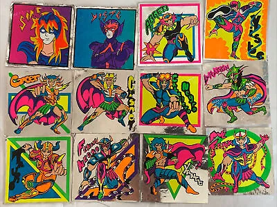 Lot Of 12 Caballeros Del Zodiaco Stickers VINTAGE MEXICO • $38