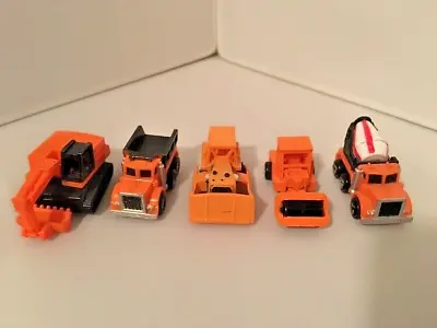 Vintage Micro Machines Galoob Construction Crew Vehicles Lot Of 5~Excellent Cond • $15