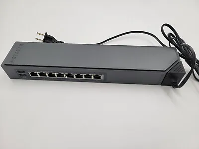 Netgear ProSafe 8-Port Gigabit Click Switch With AC P/N: GSS108E Tested Working • $29.99