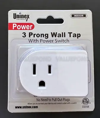 $7.95 • Buy WALL TAP POWER SWITCH Electrical Outlet Control Plug In On/Off LED Light 3 Prong