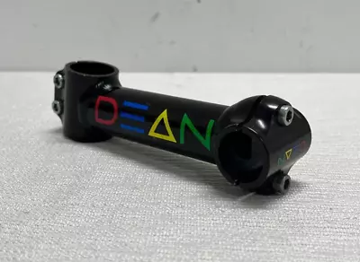 Vintage 1990s DEAN Cycles 125mm Black Aluminum Stem 25.4mm Clamp 1-1/8  Steerer • $44.95