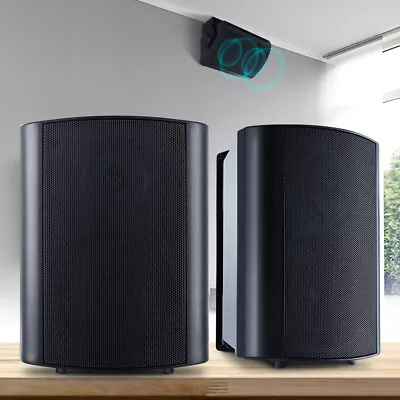 2 Way Speakers Wall Mount Bracket Indoor Home Audio Tweeter Woofer Unit 150W • $69.95