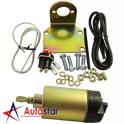 New Universal 100lb Trunk Solenoid Shaved Door Kit Popper Kit Street Rat Hot Rod • $26.96