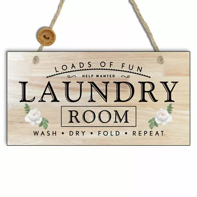 £7.49 • Buy Laundry Room Sign-Laundry Room Decor-Laundry Room Loads Of Fun-Kitchen Sign-N68