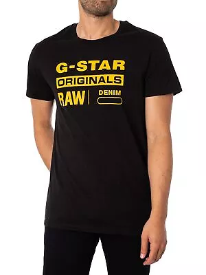 G-Star RAW Men's Graphic 8 T-Shirt Black • £19.95